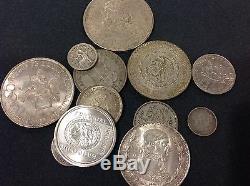 Lot of Mixed Silver Foreign World Coins! A wonderful mix, 212+ grams