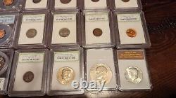 Lot of collectibles! OVER 100 coins Graded, Ungraded, Foreign, Silver, Vintage