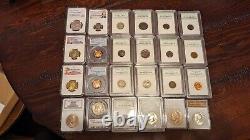 Lot of collectibles! OVER 100 coins Graded, Ungraded, Foreign, Silver, Vintage