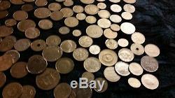 Low Outbid 1$! Mega Big Collection Over 1kg World Old Silver And Nickel Coins