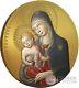 Madonna With Child World Heritage 1 Oz Silver Coin 2$ Niue 2014