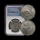 Mexico. 1947, 1 Peso, Silver Ngc Ms65 Eagle Snake, Reverend Morelos Cachet&oacute;n