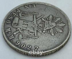 MEXICO 1 Peso 1873 Mo M Silver 0.903 Coin