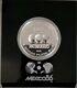 Mexico 86 Soccer World Cup 2 Oz. Pure Silver Coin Extremely Rare