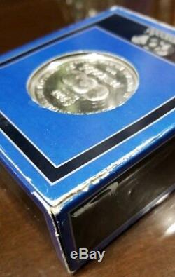 MEXICO 86 Soccer World Cup 2 Oz. Pure Silver Coin Extremely Rare