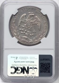 MEXICO GUADALAJARA 1891-GaJS 8 REALES COIN, NGC CERTIFIED UNCIRCULATED DETAILS