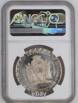 MEXICO MO 1971 SILVER MEDAL MONTERREY NGC MS66 DPL Proof Like Grove 1118a Choice