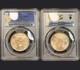 Ms67 1964 Egypt Silver 25 Piastres, Pcgs Trueview- Rainbow Toned Solo Top Pop