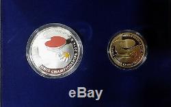 Malaysia 2016 The World Team Table Tennis Championships Proof Coin Set Of 2
