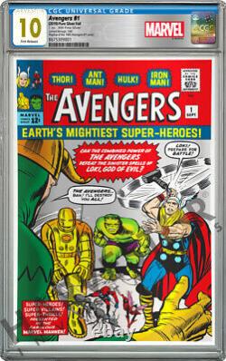 Marvel Comics Avengers #1 Silver Foil Cgc 10 Gem Mint First Release