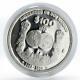 Mexico 100 Pesos Encounter Of Two Worlds Columnaria Proof Silver Coin 1992