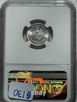 Mexico 10¢ 1914M NGC MS65 -FREE SHIPPING- Ten Centavos