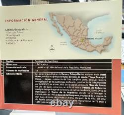 Mexico 10 Pesos -2004 Querétaro Arteaga Proof Mintage 10,000