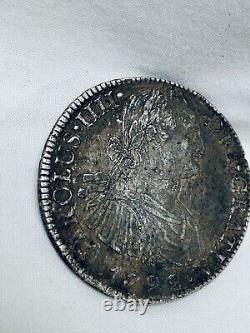 Mexico 1792 Silver 8 Reales- Spanish Colonial- Great Details