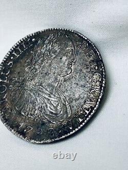 Mexico 1792 Silver 8 Reales- Spanish Colonial- Great Details