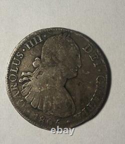 Mexico 1805 MoTH Colonial 8 Reales 8R Silver Nice Coin, FREE SHIPPING