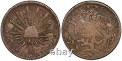 Mexico 1838/7 Zs OM 4 Reales Silver PCGS VF30