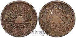Mexico 1838/7 Zs OM 4 Reales Silver PCGS VF30