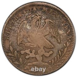 Mexico 1838/7 Zs OM 4 Reales Silver PCGS VF30