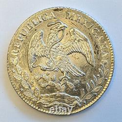 Mexico 1862-Mo CH First Republic Mexico City Silver 8 Reales 8R