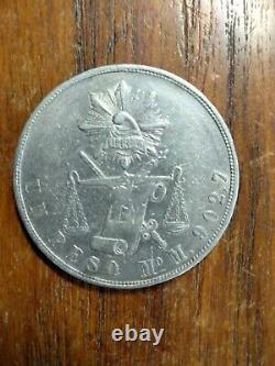 Mexico 1871 One Peso Libertad y Ley