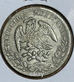 Mexico 1891 Mo AM 8 Reales AC- ORIGINAL SURFACES