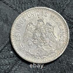 Mexico 1916 Mo Silver 50 Centavos Key Date Unc