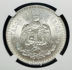Mexico 1922 Peso NGC MS63 Blast White, Frosty Luster720 FineK5