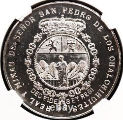 Mexico 1956? Pure Silver Medal? 450 Anniversary Of Chalchihuites? Ngc Ms-66