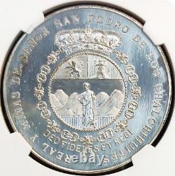 Mexico 1956? Pure Silver Medal? 450 Anniversary Of Chalchihuites? Ngc Ms-66