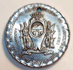 Mexico 1971? Pure Silver Medal? 375 Anniversary Of Monterrey