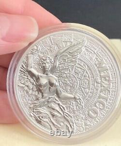 Mexico 1 oz Silver Angel AÑOS DE SERVICIO Silver Coin Proof Medal