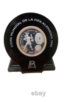 Mexico 2006 $5 Pesos Copa Mundial De La Fifa Silver 1 Oz. Coin Unc