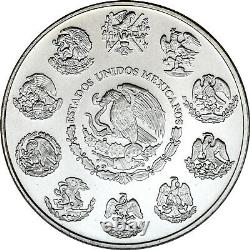 Mexico 2007 Beautiful uncirculated Silver Libertad Coin 1 oz Onza Plata Pura