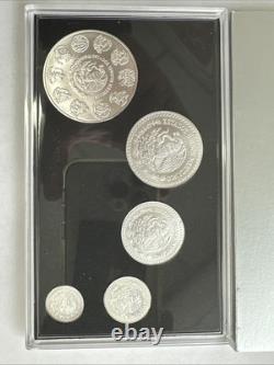 Mexico 2024 Libertad Silver Coin Set 1oz, 1/2, 1/4, 1/10 & 1/20oz, 5Coins Total