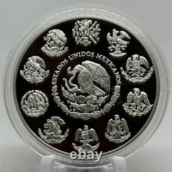 Mexico 5 Pesos Proof Chichen Itza La Iglesia BU In Capsule