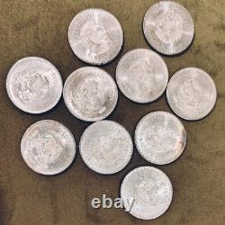 Mexico 5 Pesos Silver Cuauhtemoc Coins 1947 & 1948.900 Fine 30g