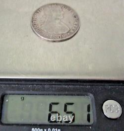 Mexico Coin 1809 Ferdinand VII 2 Reales T H Silver Spanish Colonial Coin