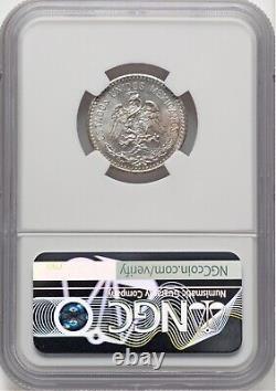Mexico Estados Unidos 1913 20 Centavos Coin Ngc Certified Gem Uncirculated Ms65