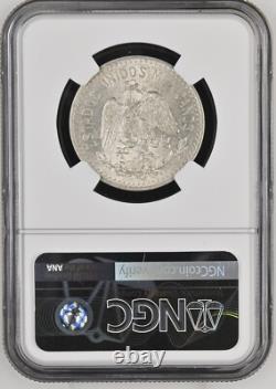 Mexico Estados Unidos 1914 50 Centavos Coin, Ngc Certified Uncirculated Ms63
