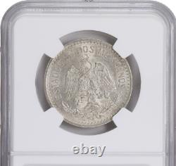 Mexico Estados Unidos 1914 50 Centavos Coin, Ngc Certified Uncirculated Ms63
