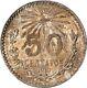 Mexico Estados Unidos 1919 50 Centavos Coin Certified Uncirculated Pcgs Ms-63