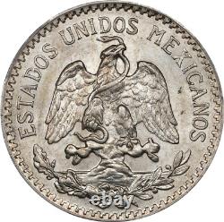 Mexico Estados Unidos 1919 50 Centavos Coin Certified Uncirculated Pcgs Ms-63