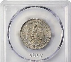 Mexico Estados Unidos 1919 50 Centavos Coin Certified Uncirculated Pcgs Ms-63