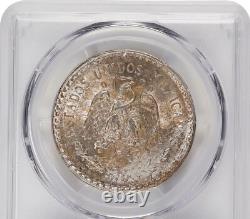 Mexico Estados Unidos 1923 1 Peso Silver Coin, Pcgs Certified Uncirculated Ms63