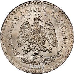 Mexico Estados Unidos 1926 1 Peso Silver Coin, Pcgs Certified Uncirculated Ms65
