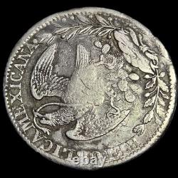 Mexico First Republic 8 Reales 1835 Zs OM Zacatecas Mint Fine