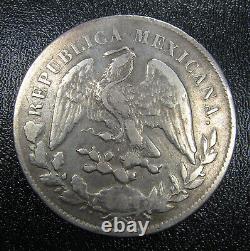 Mexico One Peso 1898 GoRS Silver Guanajuato Mexican Libertad KM#409.1