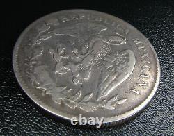 Mexico One Peso 1898 GoRS Silver Guanajuato Mexican Libertad KM#409.1
