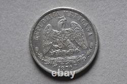 Mexico Republic 1872 Mo M UN PESO Silver Coin (Wt 26.87 g) C93